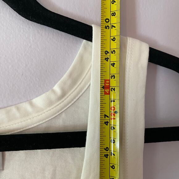 NWT La Ligne New York White Andie Tank Dress Maxi Long 100% Cotton Women size XS - Picture 11 of 12